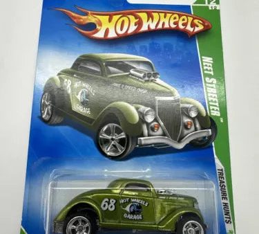 2009 HOT WHEELS SUPER TREASURE HUNT GREEN NEET STREETER For Sale