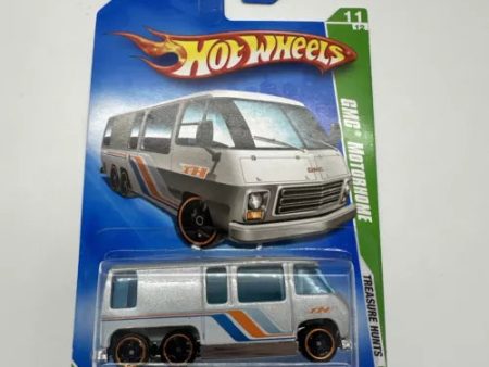 2009 HOT WHEELS SUPER TREASURE HUNT SILVER GMC MOTORHOME Hot on Sale