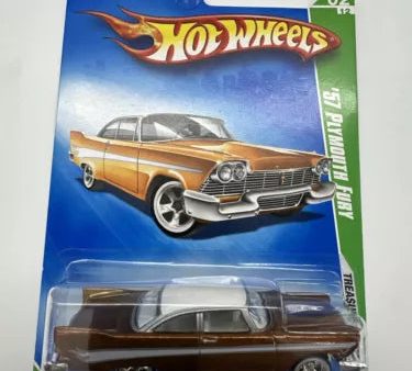 2009 HOT WHEELS SUPER TREASURE HUNT ORANGE  57 PLYMOUTH FURY Supply