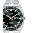 Men s Watch Lorus RL439BX9 Black Silver Discount