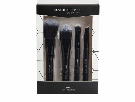 Set of Make-up Brushes Magic Studio 890Z 4 Pieces (4 pcs) on Sale