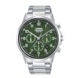 Men s Watch Lorus RT315KX9 Green Silver Supply