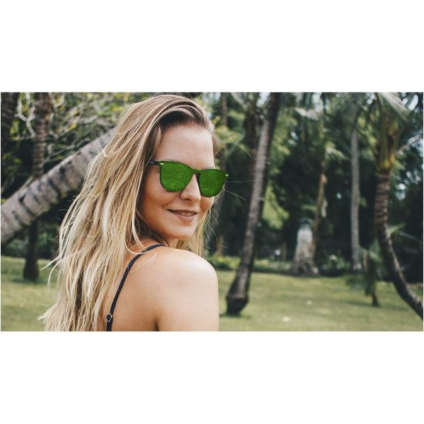 Unisex Sunglasses Northweek Wall Phantom Ø 45 mm Green Black Online Sale