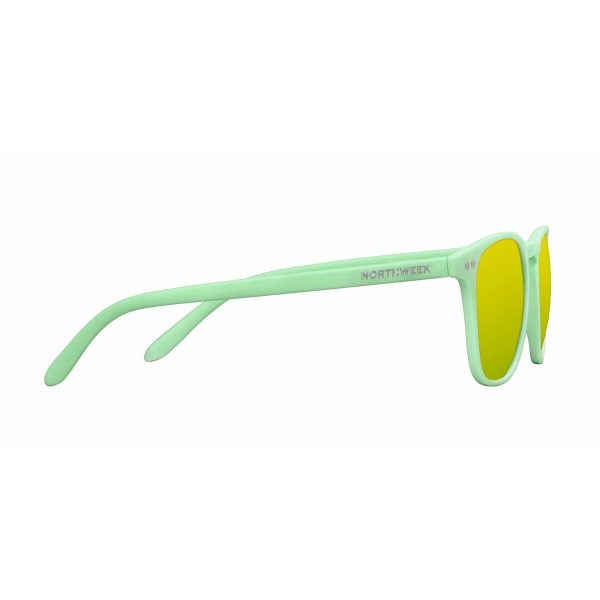 Unisex Sunglasses Northweek Wall Ø 45 mm Yellow Green on Sale