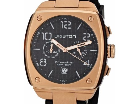 Men s Watch Briston 22142.SPRG.T.1.RB Black For Discount