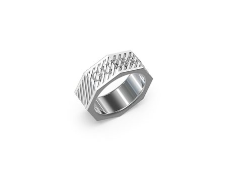 Men s Ring Guess JUMR03030JWST62 22 For Discount