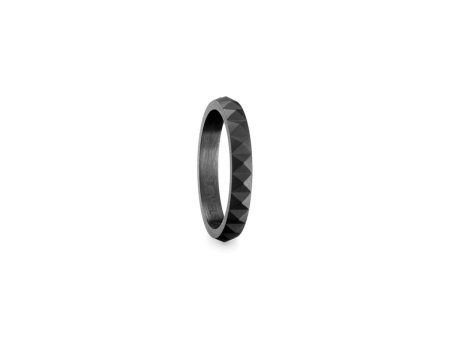 Men s Ring AN Jewels AR.R1NS06BK-9 9 For Cheap