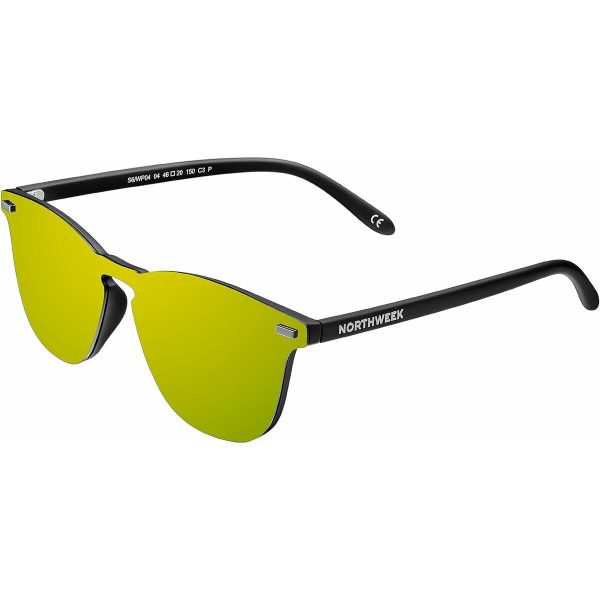 Unisex Sunglasses Northweek Wall Phantom Ø 45 mm Yellow Black Cheap