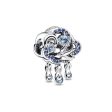 Woman s charm link Pandora SNOWFLAKE SNOWGLOBE on Sale