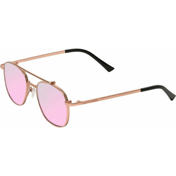 Unisex Sunglasses Northweek Falcon Ø 42 mm Pink Golden For Cheap