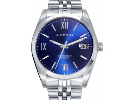 Men s Watch Viceroy 42425-33 Silver (Ø 41 mm) Online now