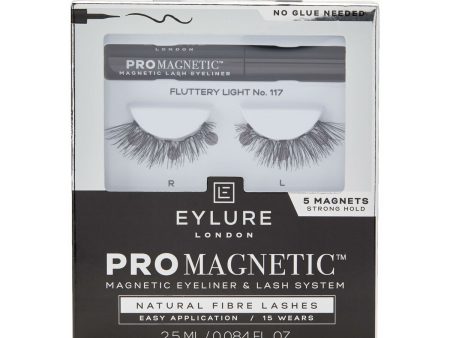 Set of false eyelashes Eylure Pro Magnetic Nº 117 Fluttery light For Sale