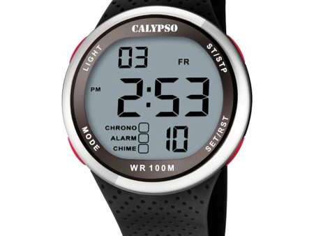 Men s Watch Calypso K5785 4 Black Grey Supply