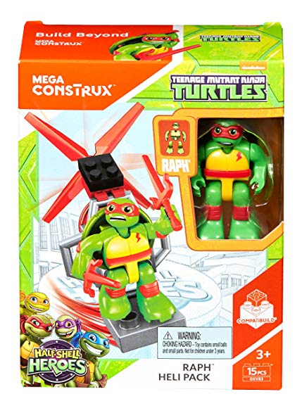 Mega Bloks Teenage Mutant Ninja Turtles Raph Heli Pack Figure Online now