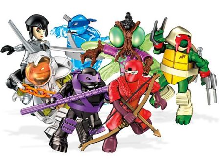 Mega Construx Teenage Mutant Ninja Turtles Micro Action Figures, Red Ninja on Sale