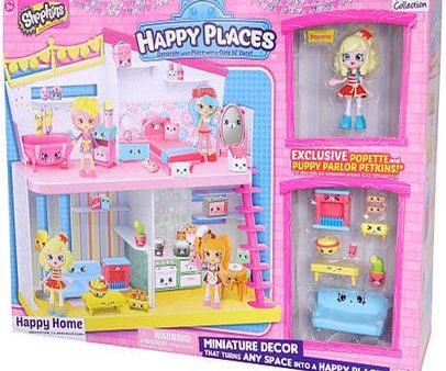 Shopkins Happy Places Puppy Parlor Jessicake and Popette Set For Cheap