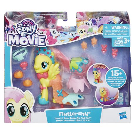 My Little Pony the Movie Fluttershy Land and Sea Snap-On Fashion Online Sale