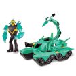 Ben 10 Transforming Vehicle With Figure - Diamond Head Power Tank Hot on Sale