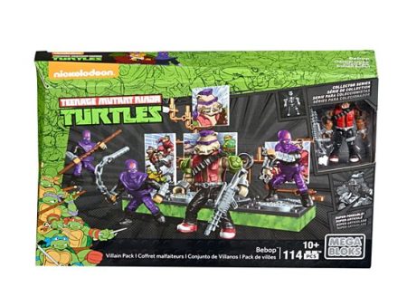 Mega Bloks Teenage Mutant Ninja Turtles Bebop Villain Pack Online Hot Sale