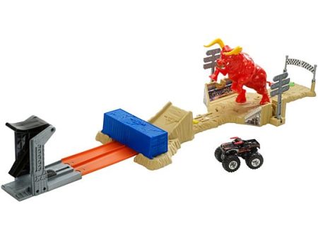 Hot Wheels Monster Jam El Toro Loco Showdown Play Set Online now