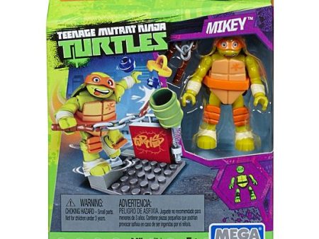 Mega Bloks Teenage Mutant Ninja Turtles Mikey Nunchuk Training Hot on Sale