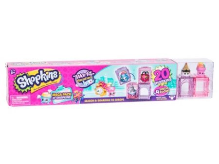 Shopkins Season 8 World Vacation - Boarding to Europe Mega Pack on Sale