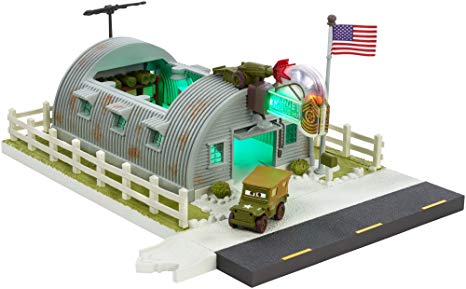 Disney Pixar Cars Precision Series Sarge s Surplus Hut Playset Supply