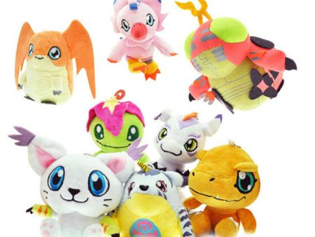 Cute 12CM Digimon Toys Adventure Agumon Patamon Funny Stuffed Gabumon For Kids Dolls Supply