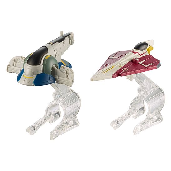 Hot Wheels Star Wars Slave 1 Vs. Jedi Starfighter Starship 2-Pack Online Sale