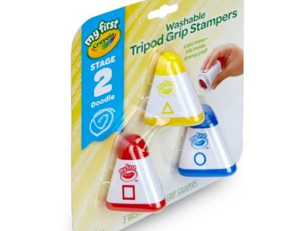 Crayola My First Washable Tripod Grip Stampers Supply