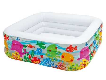 Intex Sea Aquarium Pool 62 1 2 x 62 1 2 x 19 1 2 Inches Hot on Sale