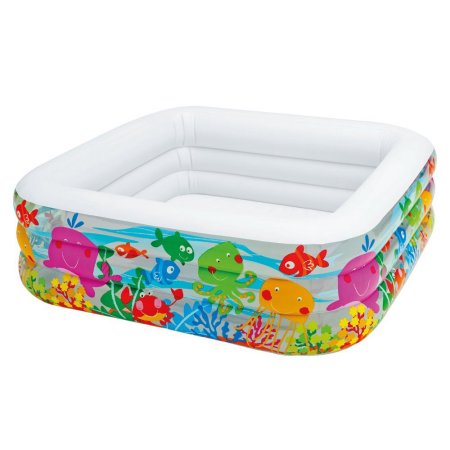 Intex Sea Aquarium Pool 62 1 2 x 62 1 2 x 19 1 2 Inches Hot on Sale