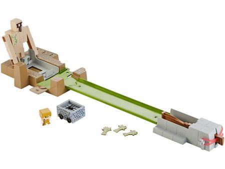 Minecraft Hot Wheels Golem Toss Play Set Online Hot Sale