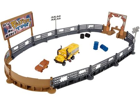 Disney Pixar Cars 3 Crazy 8 Crashers Smash and Crash Derby Playset For Sale