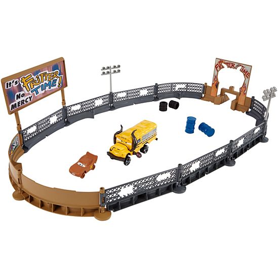 Disney Pixar Cars 3 Crazy 8 Crashers Smash and Crash Derby Playset For Sale