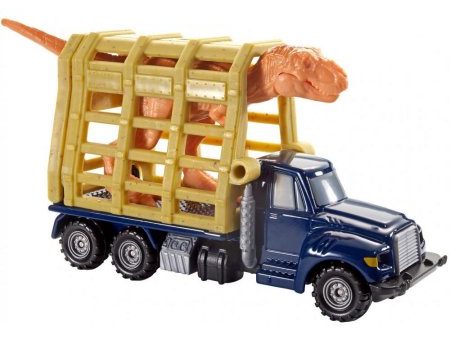 Matchbox Jurassic World Dino Transporters T. Rex Trailer Supply