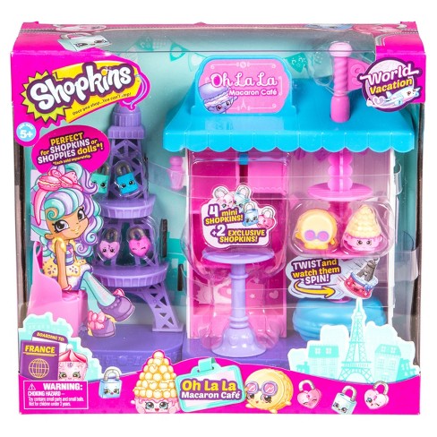 Shopkins Season 8 World Vacation - Oh La La Macaron Cafe Playset Online